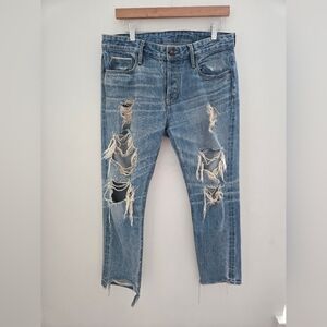 Tortoise Denim Wiser Wash Distressed Jeans – Size 27